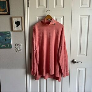 French Laundry pink cowl neck sweater